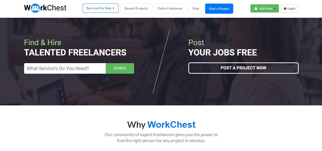 WorkChest Freelance marketplace for Pakistani freelancers