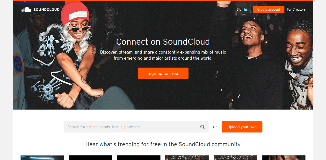 Soundcloud online music Reviews