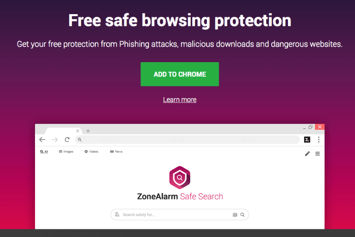 zonealarm firewall review| extension